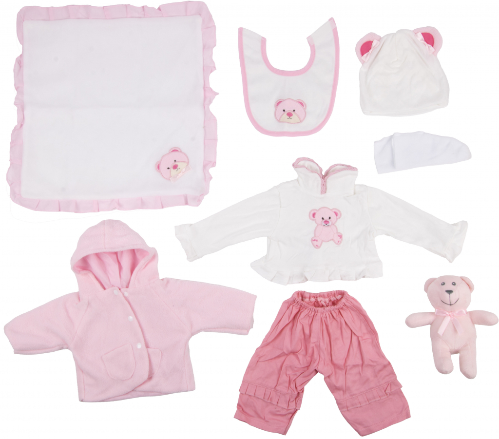 REBORN SET OBLEČENIA S HRAČKOU BABY 1