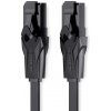 Vention Flat CAT6 UTP Patch Cord Cable 10 m Black IBABL