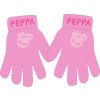 Prasiatko Pepa - licencia Dievčenské rukavice - Prasiatko Peppa 52421059, ružová Farba: Ružová, Veľkosť: uni veľkosť