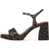 Tamaris 1-28343-44-360 dámske sandále na podpätku leopard
