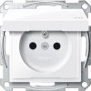 Zásuvka 2P+T/16A/250V clonky viecko (PS) IP44 biela Merten SysM (Schneider)