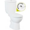 Creavit Sedef - stojace WC + bidet 2v1 zadný odpad