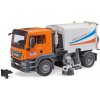 Bruder 3780 MAN TGS zametacie vozidlo