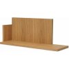 Ferm Living Polica Stagger Low, oiled oak