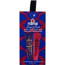 Dr. PAWPAW Prep & Pout Gift Collection dárková sada: maska na rty Overnight Lip Mask 25 ml + balzám na rty a tváře Tinted Ultimate Red Balm 25 ml