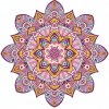 ZUTY Maľovanie podľa čísel - MANDALA VII Rámovanie: vypnuté plátno na rám, Rozmer: 40x50 cm