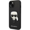 Puzdro Karl Lagerfeld PU Saffiano Karl Head iPhone 14 Plus - čierne