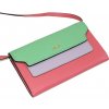 Giudi tricolor horizontálna kožená peňaženka, taška 19 × 11,5 cm