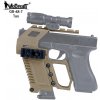 Wosport WST taktický kit GB-48 RIS pre G-series pištole - Piesková