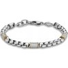 Fossil Moderný oceľový náramok All Stacked Up JF04138998