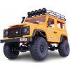 DF-Models RC auto crawler Land Rover Defender D90 1:12 LED 4WD, žltá