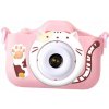 Digitálny fotoaparát ARSA GO ružový 40 Mpx s funkciou selfie a pamäťovou kartou 32 GB