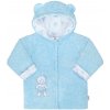 NEW BABY Zimní kabátek Nice Bear modrý Bavlna/Polyester/Antialergické vlákno 68 (4-6m)