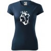 Srdce zdravia - Dámske Fantasy športové (dresovina) - XL ( Tmavomodrá (veľmi tmavá - skoro čierna) )