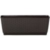 Prosperplast RATOLLA PW 49,2x17,2x17,4cm truhlík s miskou tmavě hnedý