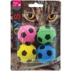 MAGIC CAT - Hračka, loptička penová futbalová, 3,75 cm 4 ks
