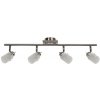 Candellux FROZEN Bar Lamp 4X40W G9 Matt Nickel 94-22516