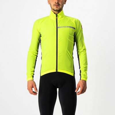 Castelli Squadra Stretch jacket žltá neón