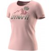 Dámske tričko Dynafit TRANSALPER GRAPHIC SHIRT - svetlo ružová L