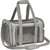 Prepravná taška Royal&Petsky sivá M plast skladacia