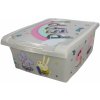 OKT Fashion Prasátko Pepa Plastový box bílý 10 l 39 x 29 x 14 cm