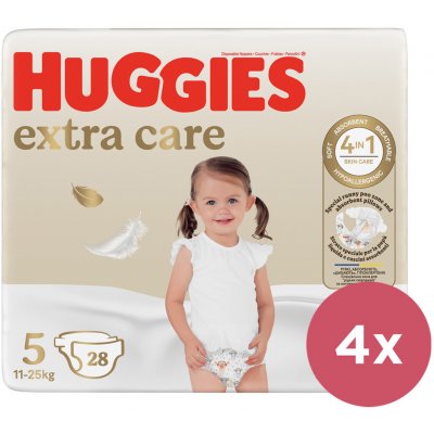 HUGGIES Extra Care 5 12-17 kg 4x 28 ks