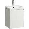 Laufen Lani - skrinka pod umývadlo 45 cm s 1 dvierkami a závesmi vpravo, biela lesklá