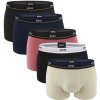 BOSS - boxerky 5PACK essential cotton stretch dark & brick color combo - limitovana fashion edícia (HUGO BOSS)-XL (99-107 cm)