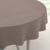 Biante Dekoračný okrúhly obrus BKW-204 Sivohnedý žíhaný Ø 110 cm