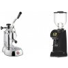 La Pavoni Stradivari Lusso + Eureka Helios 65, black