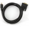 Gembird HDMI kabel - DVI, 4,5m, M/M, pozlacené kontakty, HDMI v 1.3, 18+1 pin, CC-HDMI-DVI-15