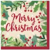 Vianočné servítky (16ks) MERRY CHRISTMAS