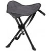 LINDER EXCLUSIV Trojnohá skladacia rybárska stolička AS1001 Nomad - Sivá
