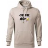 Je mi 50 pivo - Mikina pánska Cape s kapucňou - XL ( Ľadovo sivá )