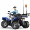 Štvorkolka policajná so figúrkou policajta Bruder 63010