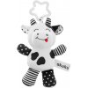CreativeToys Plyšová hrkálka – kravička