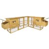 Agrofortel Drevený kurín Istanbul Deluxe 280 x 220 x 100 cm