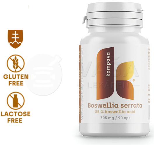 Kompava Boswellia serrata 305 mg 90 kapsúl