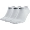 Nízke bavlnené ponožky Nike VALUE COTTON NO-SHOW (3 PAIRS) biele SX2554-101 - S