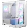 MSI Case MSI skříň MAG PANO M100R PZ White/ bez zdroje/ levé a přední sklo/ 4x 120 mm A-RGB fan/ 1x USB-C/ 1x USB3.2/ bílá 306-7G24R28-HH9