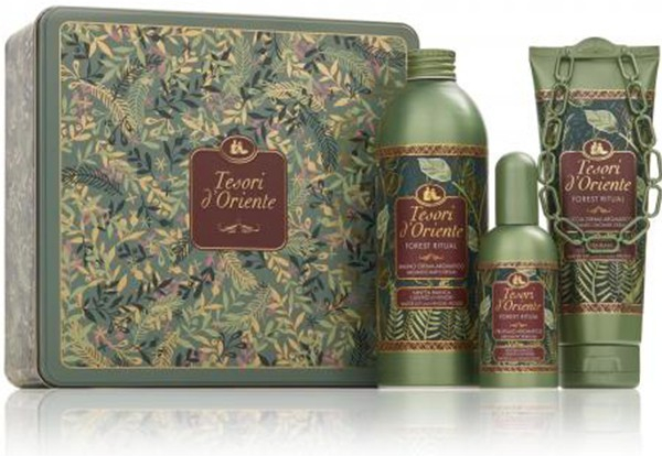 Tesori d´Oriente Forest Natural pena do kúpeľa 500 ml + sprchový krém 250 ml + parfum 100 ml darčeková sada