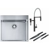 Súprava kuchynská batéria Franke Vital Semi-Pro 120.0621.313, nerezový drez Franke Box 127.0369.295
