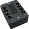 EUROCASE UPS EA200PLUS 800VA-EVO line interactive (8x zásuvka)