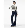 Sveter Goldbergh Mimi Long Sleeve Knit Sweater Breton Stripe Cream/Blue L