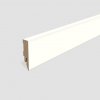 Biela MDF lišta na podlahu EGGER Cubical dĺžka 2,4 m, výška 58mm EGGER Cubical Biela obvodová lišta MDF