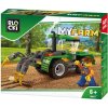 Blocki stavebnica MyFarm farma Traktor s oracím pluhom kompatibilná 85 dielov