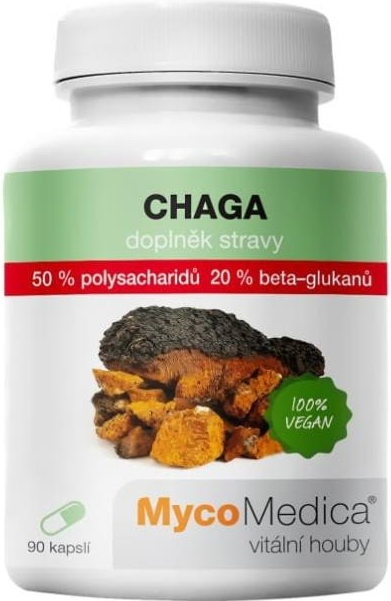 MycoMedica Chaga 50% vegán 90 kapsúl