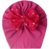 Detská turbanová čiapka JO-38207 Ružová HR38207