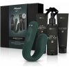 LoveBoxxx Romantic Couples Box párový vibrátor 1 ks + masážny a lubrikačný gél 150 ml + bytový sprej 150 ml + osviežujúci sprchový gél 150 ml