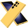 VSETKONAMOBIL 69149 RUBBER Ochranný kryt pre Samsung Galaxy S24 Ultra 5G žltý
